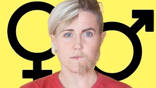 Gender Makeup Transformation  Hannah Hart [upl. by Fritze]