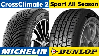 Michelin CrossClimate 2 vs Dunlop Sport All Season [upl. by Harri]