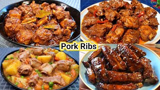 4 DELICIOUS PORK RIBS RECIPES  Kusina ni Lola [upl. by Urian]