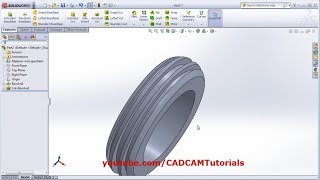 SolidWorks Revolved Boss Base  SolidWorks Revolved Cut  SolidWorks Tutorials for Beginners  9 [upl. by Trygve931]