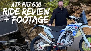 AJP PR7 650 Full Review  Ride Footage [upl. by Joanne]