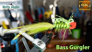 Bass Gurgler  McFly Angler Fly Tying Tutorials [upl. by Samira]