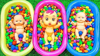 Satisfying Video Unpacking Surprise Rainbow toys and MampMS Candy From Special Boxes ASMR [upl. by Moreno]