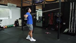 Banded Reverse Fly  Band  Strength and Conditioning Exercises [upl. by Attiuqihc]