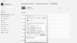 TSC DA320 Printer Driver Install [upl. by Hook]