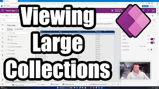 How to View Large Collections of Data Easily in PowerApps  2023 Tutorial [upl. by Abas613]