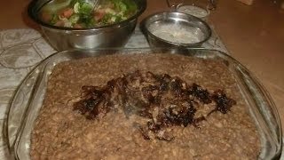 Mujadara Burghul and Brown Lentil by Creative Cooking Channel [upl. by Poirer]