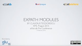 Claudius Teodorescu  EXPath Modules [upl. by Stromberg733]