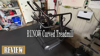 RUNOW Curved Treadmill 6310CB  Review 2024 [upl. by Enetsirk197]