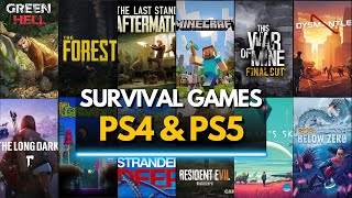 Top 30 Best SURVIVAL Games for PS4 amp PS5 2024 [upl. by Rowen]