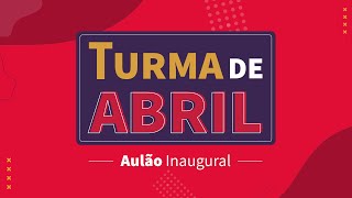 AULÃO INAUGURAL  TURMA DE ABRIL  ProEnem [upl. by Soneson]