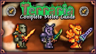 COMPLETE Melee Guide for Terraria 144 [upl. by Keppel]