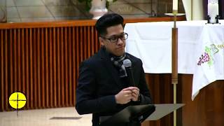 Rafael Díaz en la Iglesia San León Magno en Houston Texas [upl. by Itnahsa]