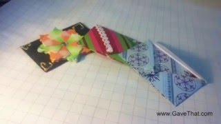 How To Origami Gift Card Holder Envelope  Easy Tutorial [upl. by Iznyl]