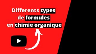 Différents types de formules en chimie organique [upl. by Jacquenetta683]