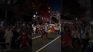 NYC Halloween ParadeThriller Dance newyork shorts halloween [upl. by Asirrac]