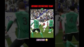 Neymar Destroying Team 🇧🇷 neymargoals pes2024 efootball fifa efootball2024 [upl. by Adnwahsat]