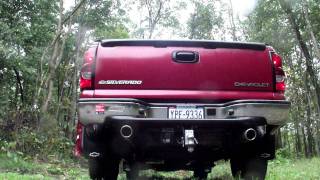 MBRP Dual Exhaust Test  2004 Chevrolet Silverado 53L [upl. by Odnomar]