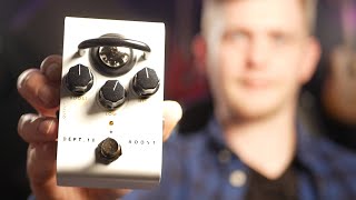 blackstar Dept 10 Tube Boost Pedal For Guitar Review amp Demo [upl. by Rolyks]