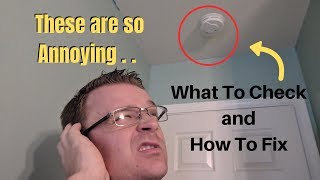 Smoke Detector Beeping  What To Check and How To Fix [upl. by Carley660]