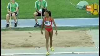 Ana Peleteiro triple jump junior world champion Barcelona 2012 part 1 of 2 [upl. by Strong]