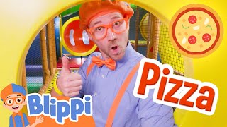 Blippis Pizza Party at Billy Beez Indoor Playground Educational Videos for Kids [upl. by Lah]