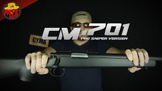 VSR de CYMA  CM701 Sniper Review  Mope Airsoft España [upl. by Brandise]