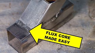 Gasless Flux Core Welding Basics for Beginners [upl. by Wainwright916]