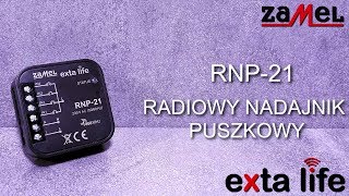 RNP21 Radiowy nadajnik 4kanałowy exta life Zamel [upl. by Yralam]