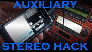 How to Add AUX to an Old Car Stereo for 2 [upl. by Enomas]