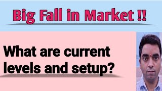 Big Fall In Market  What Is current Setup [upl. by Auqinu537]