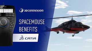 CATIA x 3Dconnexion  SpaceMouse benefits and features [upl. by Ettenil]