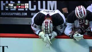 NLL John Grant Jr scores behindtheback goal on the run for Colorado Mammoth [upl. by Siduhey]