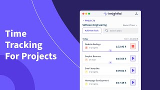 Time Tracking For Projects [upl. by Yttiy]