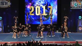 Cheer Athletics Charlotte  King Cats 2017 International Open Small Coed Level 5 Trials [upl. by Warthman]