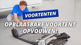 Hoe kan ik mijn opblaasbare voortent opvouwen  Obelink [upl. by Ardnal]