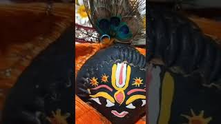 Shaligram Shringar status video Laddu Gopal status shorts youtubeshorts [upl. by Oibaf195]