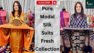 101224🌸Order7015950491 Pure Modal Silk Suits Collection 🌸 [upl. by Eidob]