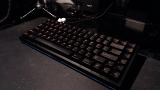 KBD75 Typing Sound Retooled Cherry MX Black [upl. by Hertha898]