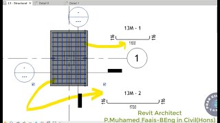 Revit Rebar Footing with Details  Revit 20252  Revit 2025  Revit rebar [upl. by Reiners]