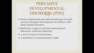 Mental Retardation and Pervasive Developmental Disorder [upl. by Nyleahcim467]