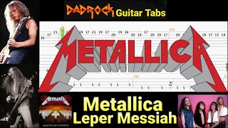 Leper Messiah  Metallica  Guitar  Bass TABS Lesson [upl. by Raquela]