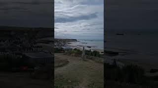 Arromanches les Bains Frankrijk Normandy ww2 omaha cannon [upl. by Arhoz919]