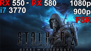 STALKER 2 Heart of Chornobyl  RX 550  RX 580 i7 3770 [upl. by Ayanad]