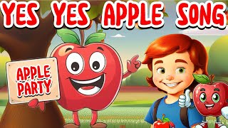 Yummy Apples Kids Song  Nursery Rhyme  Apple Rhymes kidsvideo kidssong nurseryrhymes [upl. by Paige]