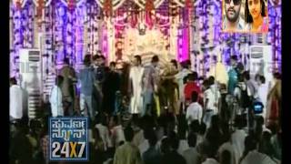 SUVARNA NEWS  JUNIOR NTR WEDS LAKSHMI IN HYDERABAD [upl. by Channa143]