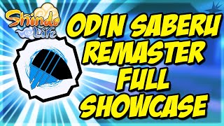 NEW ODIN SABERU REWORK FULL SHOWCASE  ODIN SABERU REMASTER  SHINDO LIFE  RELLGAMES [upl. by Ely100]