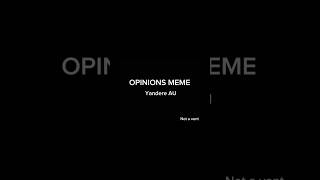 Opinions meme  cg5 music nostalgic yandere animation oldgachatrend gachalife2 [upl. by Nilpik]