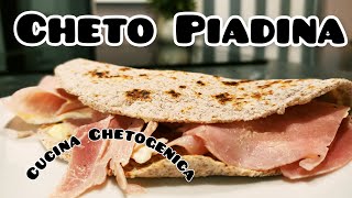 Piadine Chetogeniche Semplici e veloci Solo 2 ingredienti Ricetta Chetogenica CucinaChetogenica [upl. by Katzir]