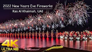 NEW YEAR 2022  Ras Al Khaimah Fireworks Worlds Longest 4Km Fireworks Display in UAE RAKNYE2022 🇦🇪 [upl. by Ordway]